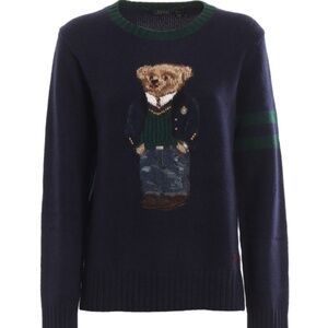 Polo Ralph Lauren Bear Sweater Navy